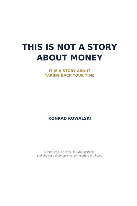 This Is Not a Story About Money